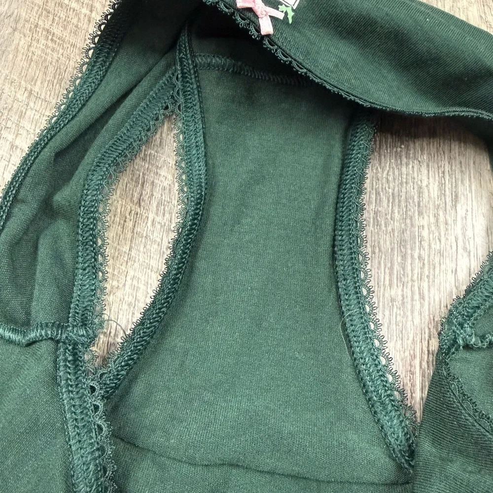 VS Dark Green Cocktail Bikini Underwear‎